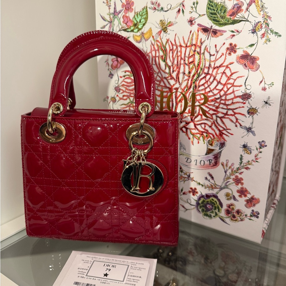 Dior Cherry Red Mini Bag